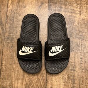 Nike Black Slide Sandals